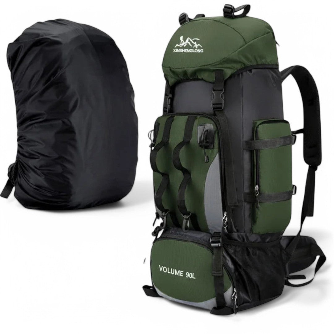 Sac de trekking étanche 90L – TrekkMaster Pro – Havresacs