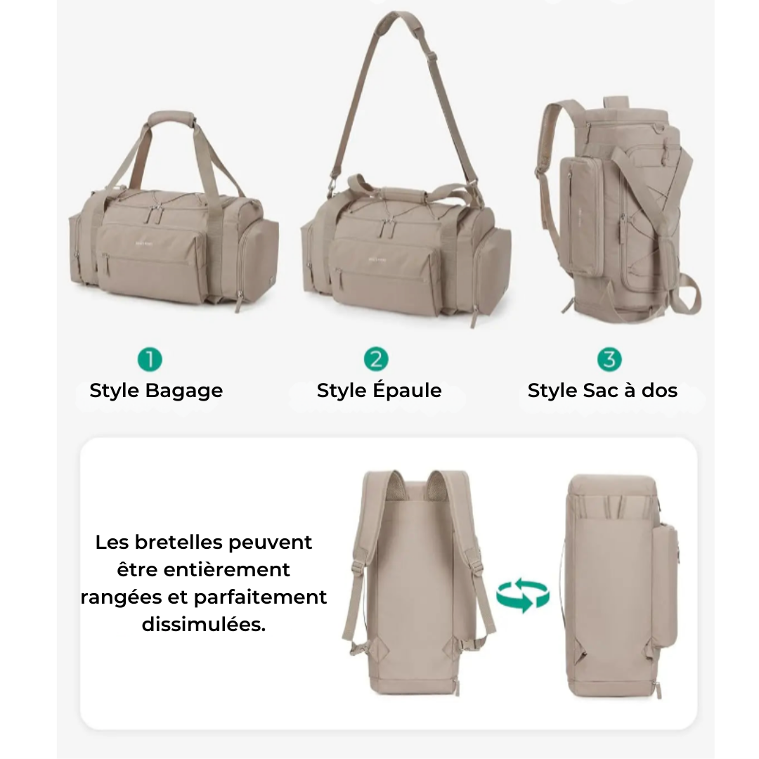 Sac de voyage 30L, idéal cabine avion – FlyPak – Havresacs
