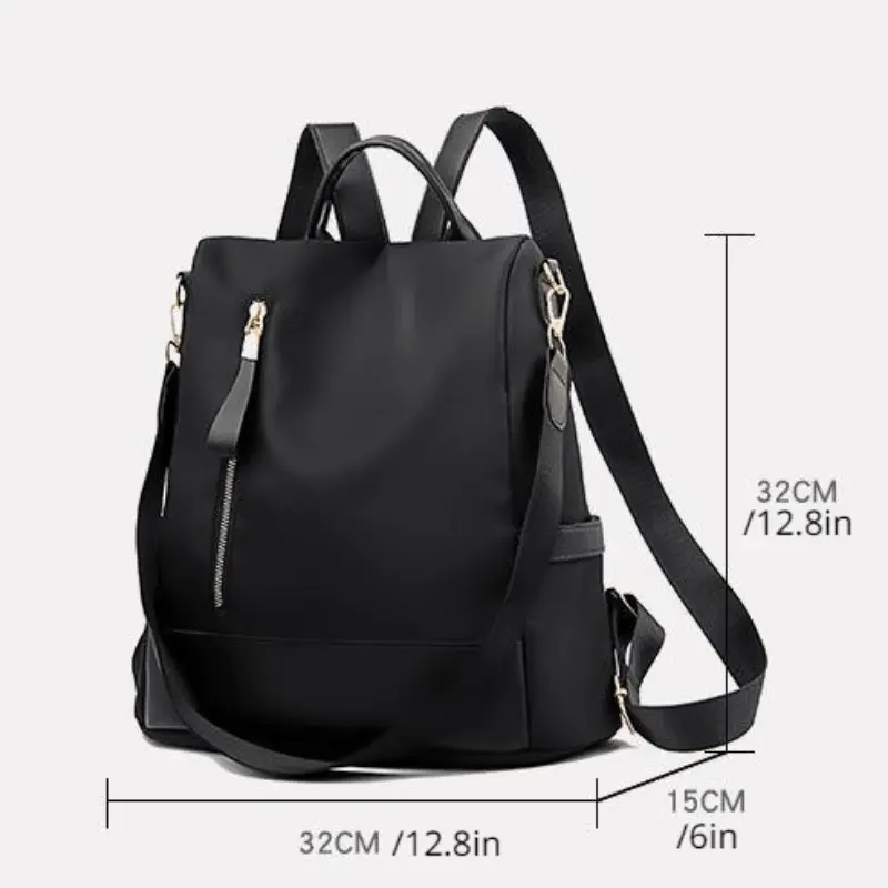 Sac à main sac à dos 2 en 1 noir de 15 litres | Sac élégant Havresacs - HavreS