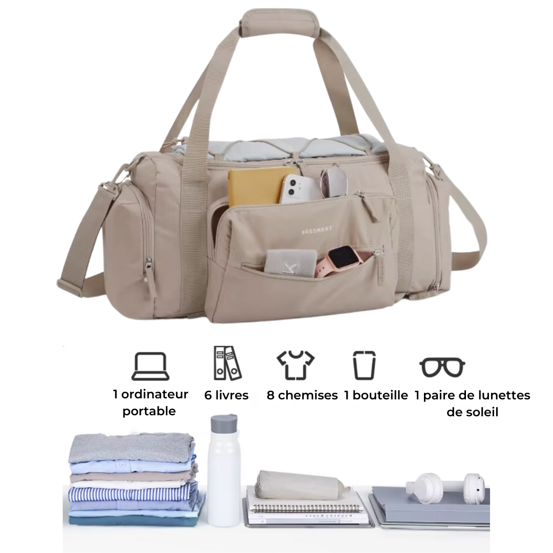 Sac de voyage 30L, idéal cabine avion – FlyPak – Havresacs