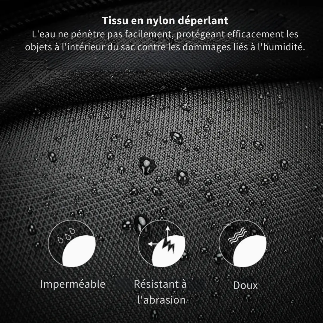 Sac à dos extensible noir de 25L, ordinateur 17 pouces – Havresacs - HavreS