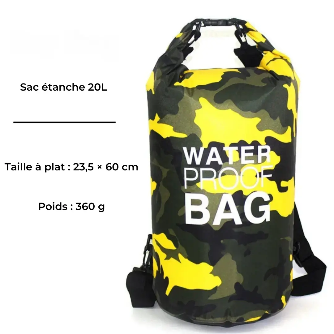 Sac à dos étanche 10-20L, idéal en sortie aquatique – Havresacs - HavreS