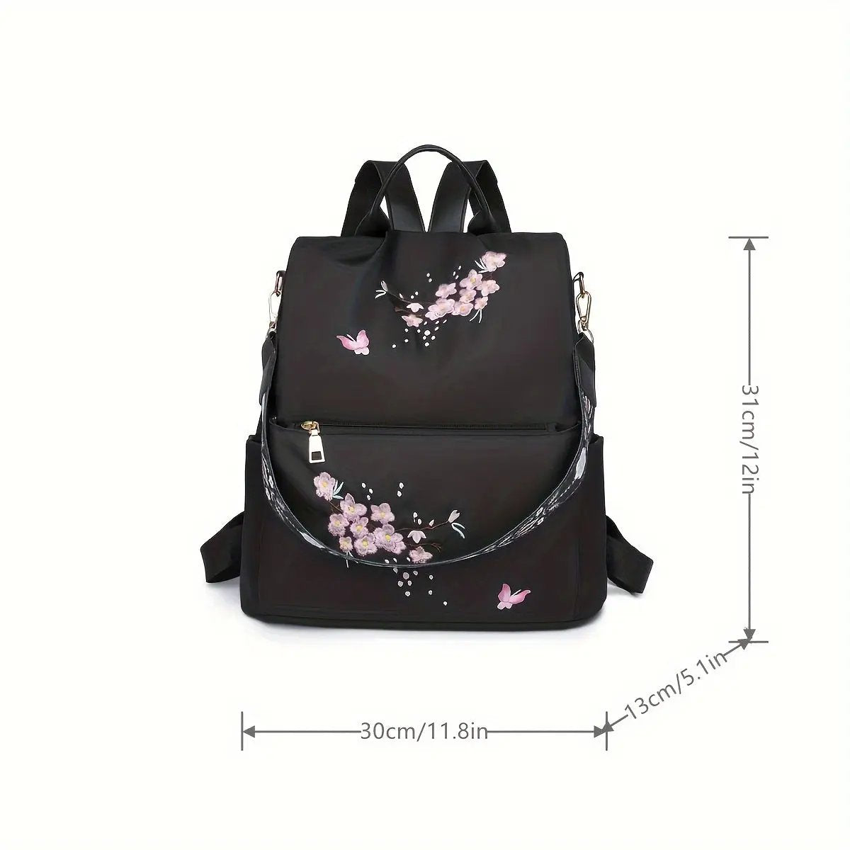 Sac à main sac à dos 2 en 1 floral élégant de 15 litres – Havresacs - HavreS