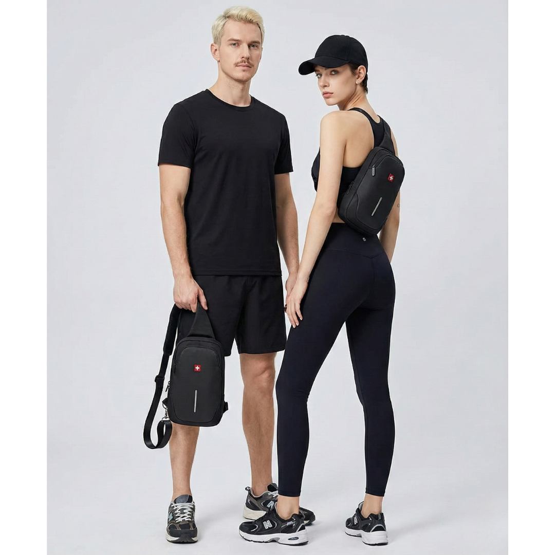 Sac bandoulière homme imperméable de 6 litres, antivol – Havresacs