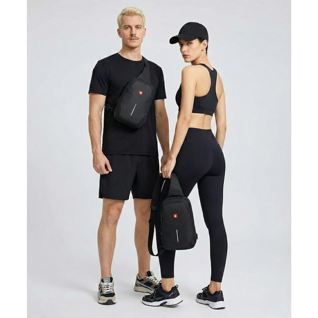 Sac bandoulière homme imperméable de 6 litres, antivol – Havresacs