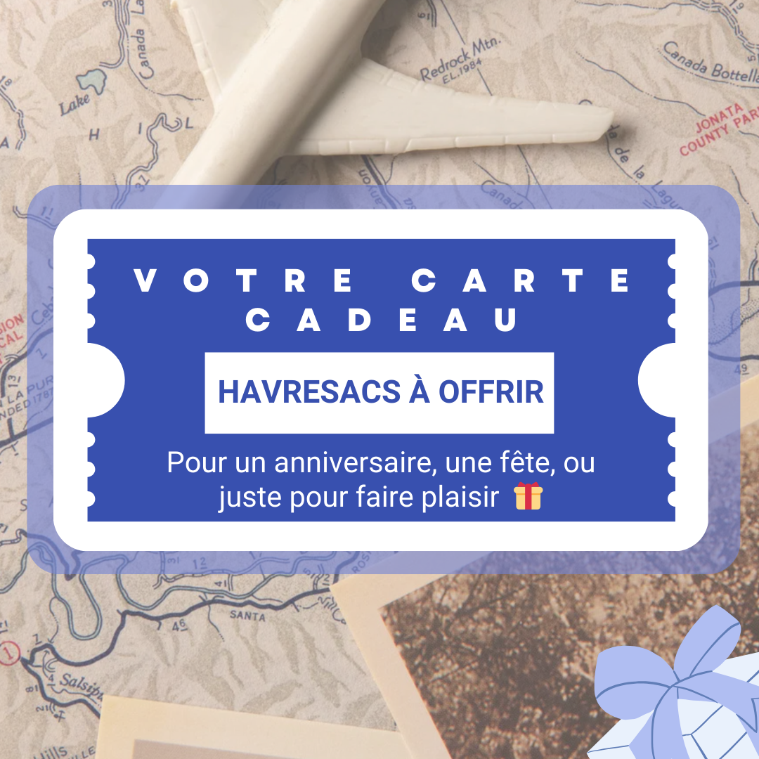 La Carte Havresacs, le cadeau idéal pour chaque aventure