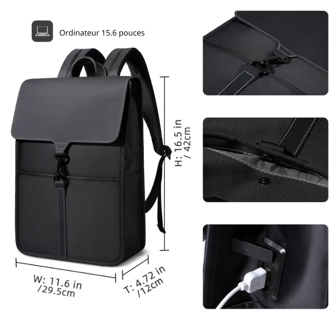 Sac à dos urbain tendance avec poche ordinateur 15 pouces - Havresacs - HavreS