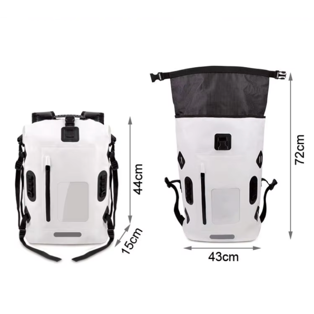 Sac à dos étanche PVC 30L – AquaTrek Pro – Havresacs