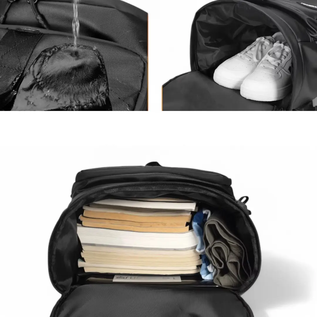 Sac à dos noir grande capacité, étanche de 40L - Havresacs - HavreS
