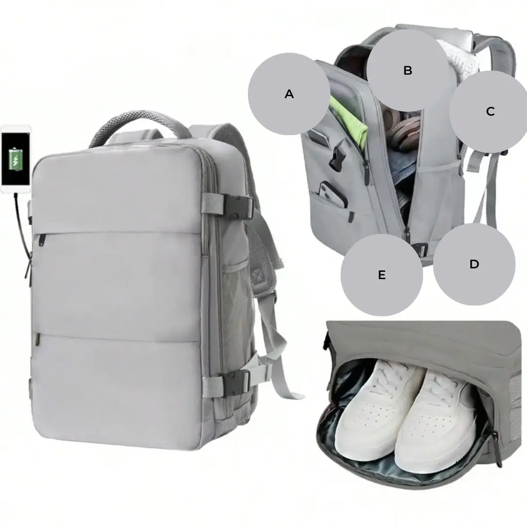 Sac à dos voyage, cabine avion grand capacité 25 litres - Havresacs - HavreS