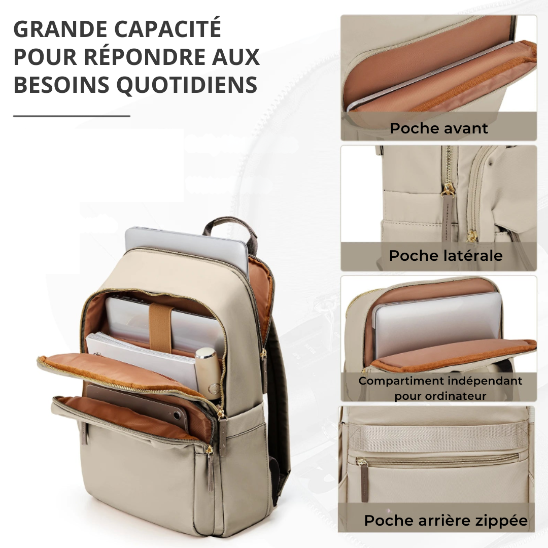 Sac à dos femme voyage élégant – Travel Chic – Havresacs