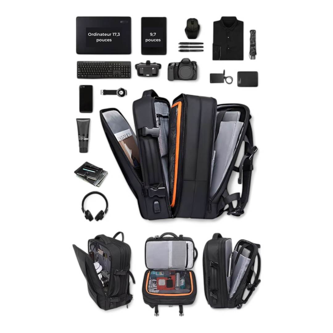 Sac à dos voyage extensible Travel Pro - Havresacs