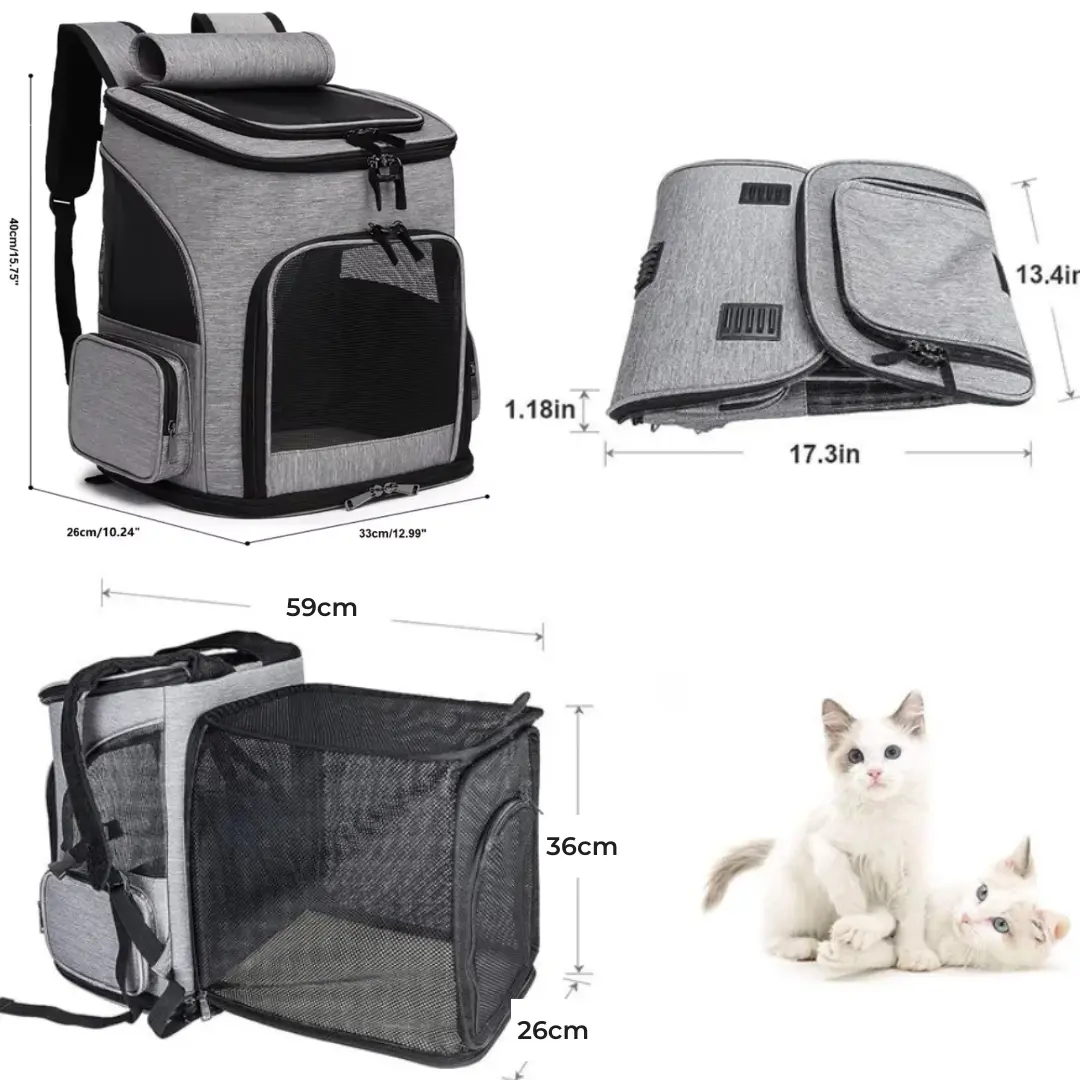 EspaceConfort | Sac à dos extensible pour animaux | Havresacs - HavreS
