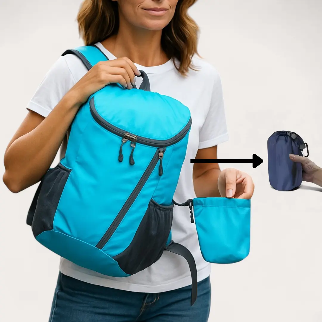 Sac à dos pliable tendance de 20L HavreSacs