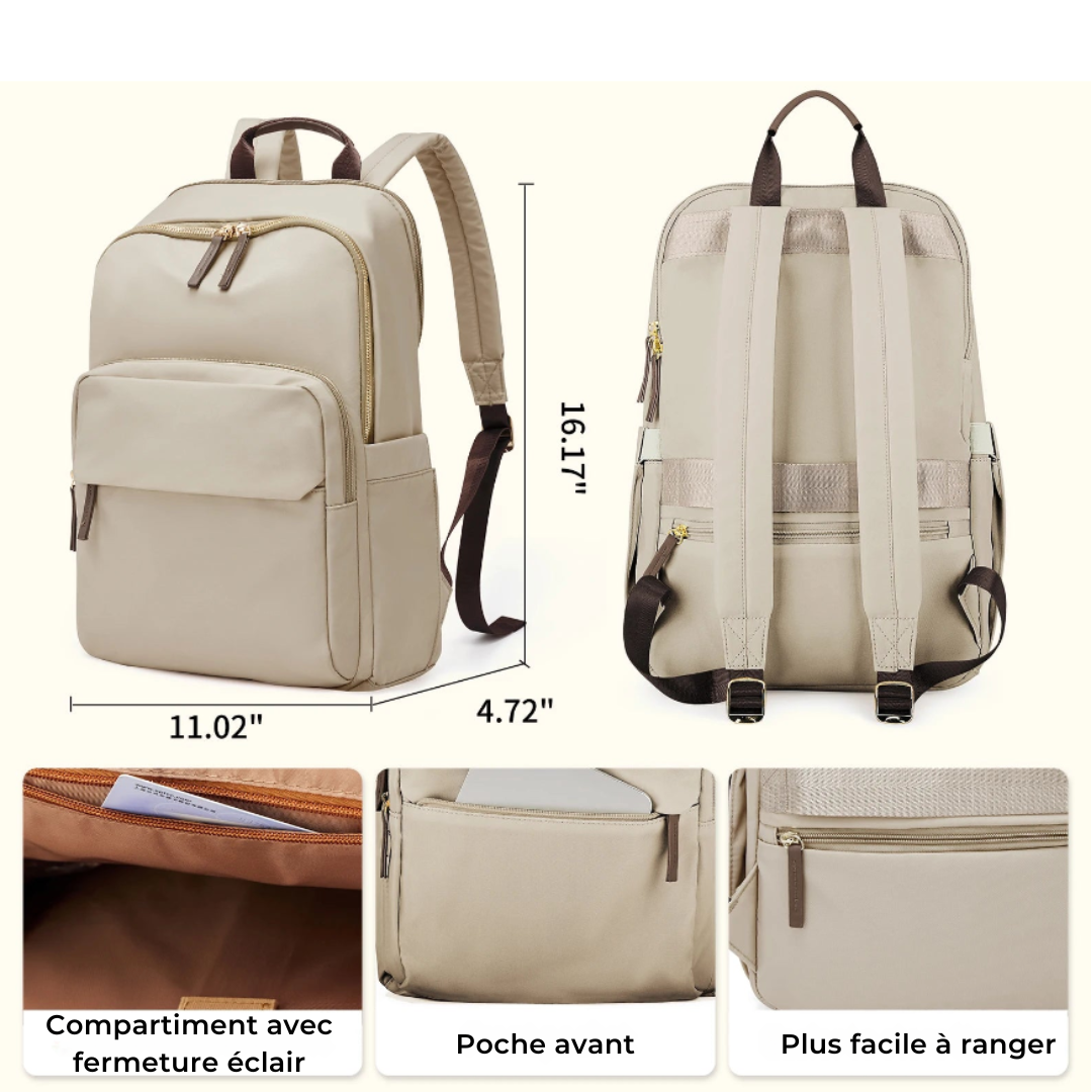 Sac à dos femme voyage élégant – Travel Chic – Havresacs