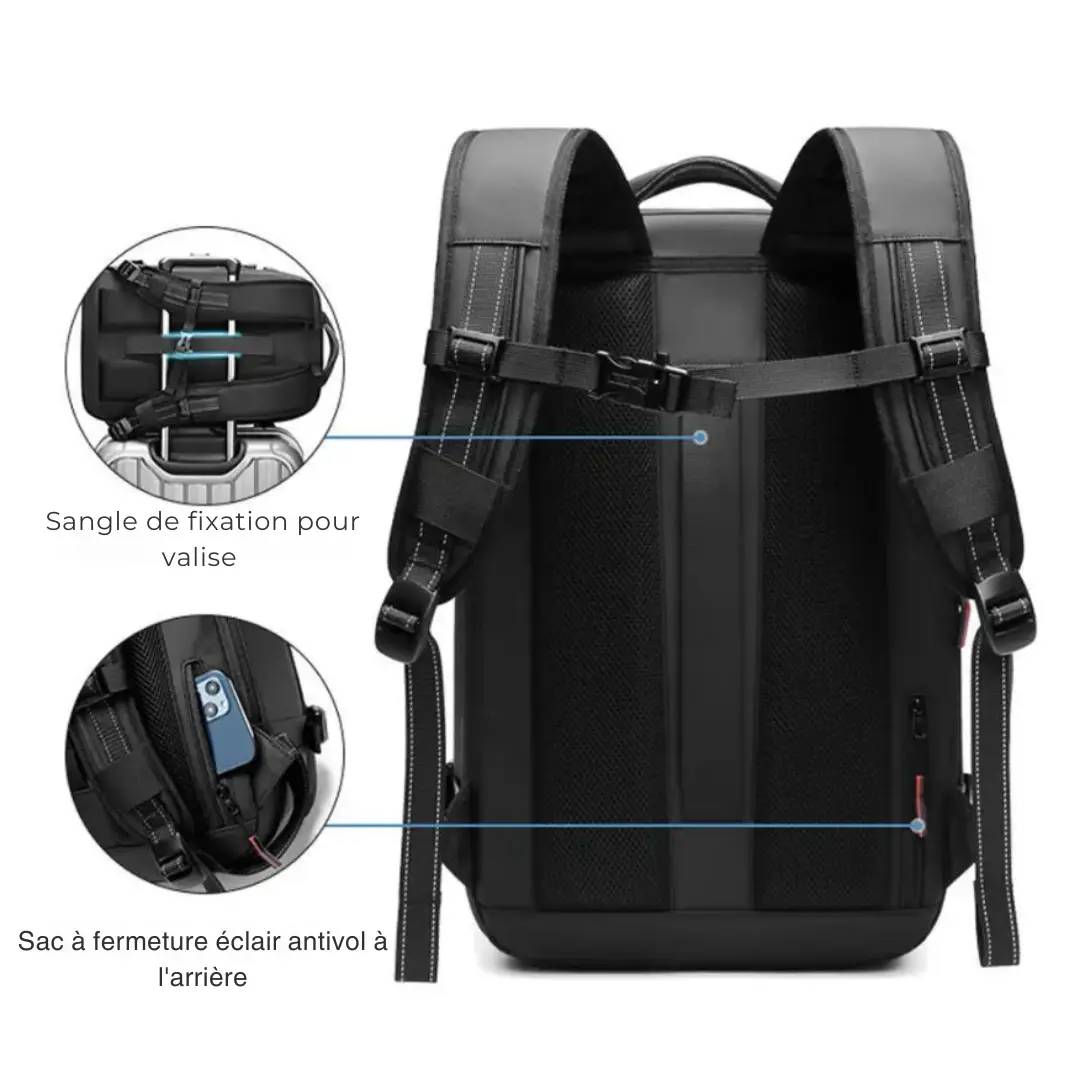 Sac à dos compression pour cabine avion, pc 17 pouces - Havresacs - HavreS