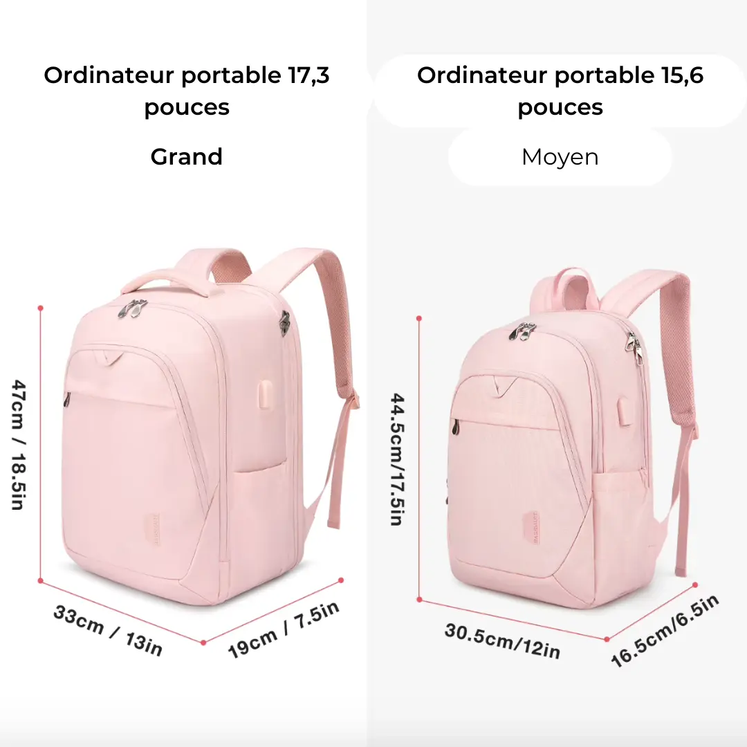 SecureTravelPro | Sac à dos anti-vol USB 25L pour femme – Havresacs - HavreS