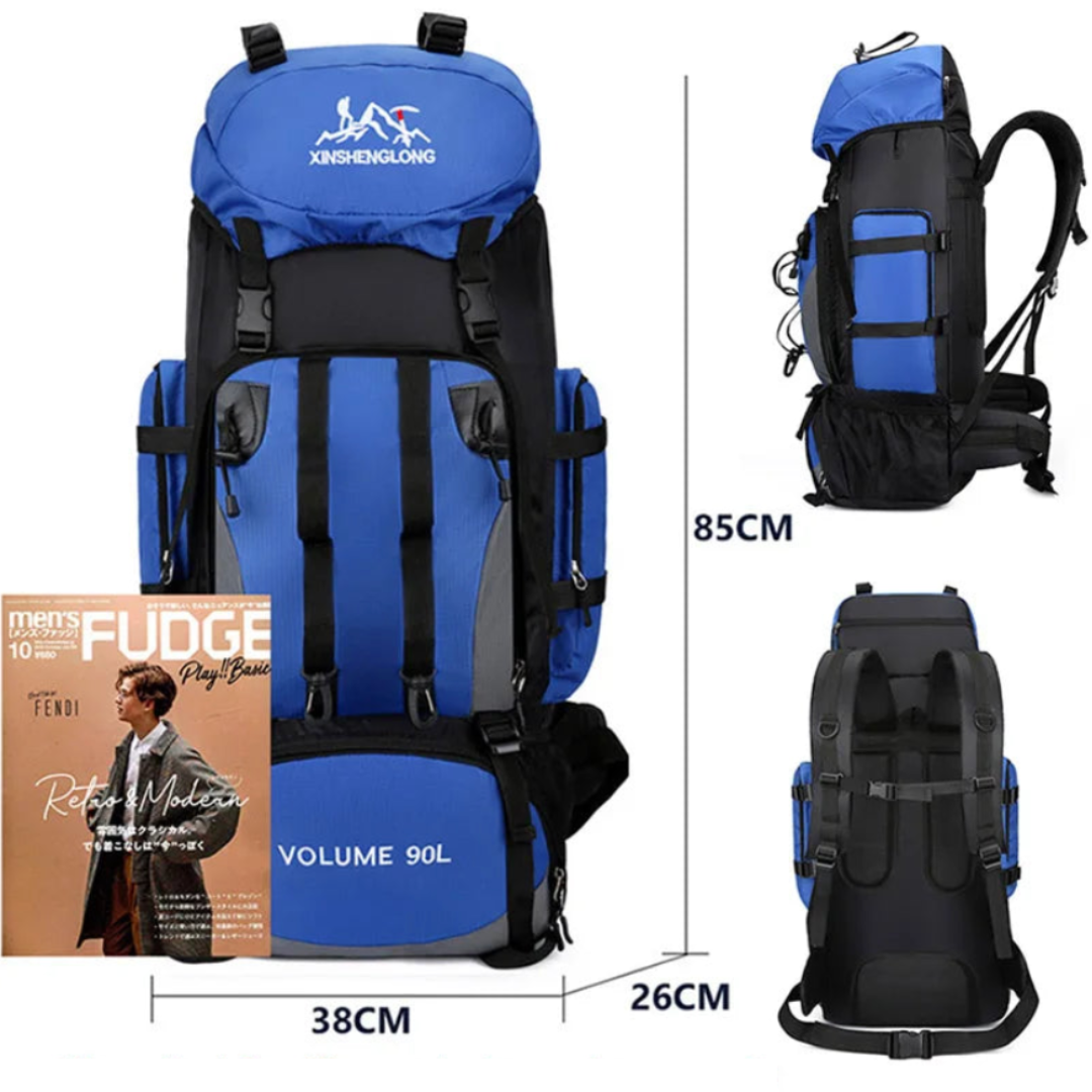 Sac de trekking étanche 90L – TrekkMaster Pro – Havresacs