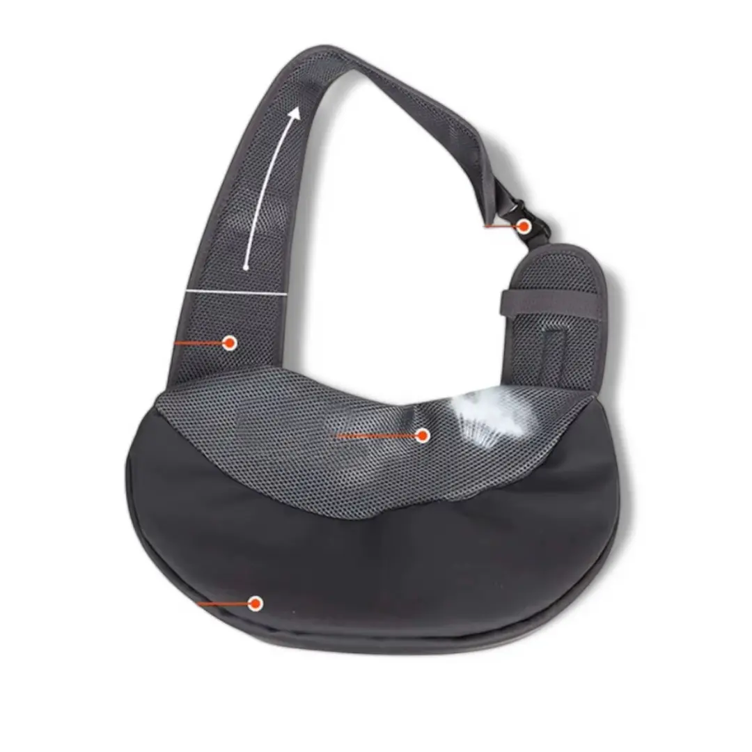 Sac bandoulière respirant pour chien de 4,5kg - Havresacs - HavreS