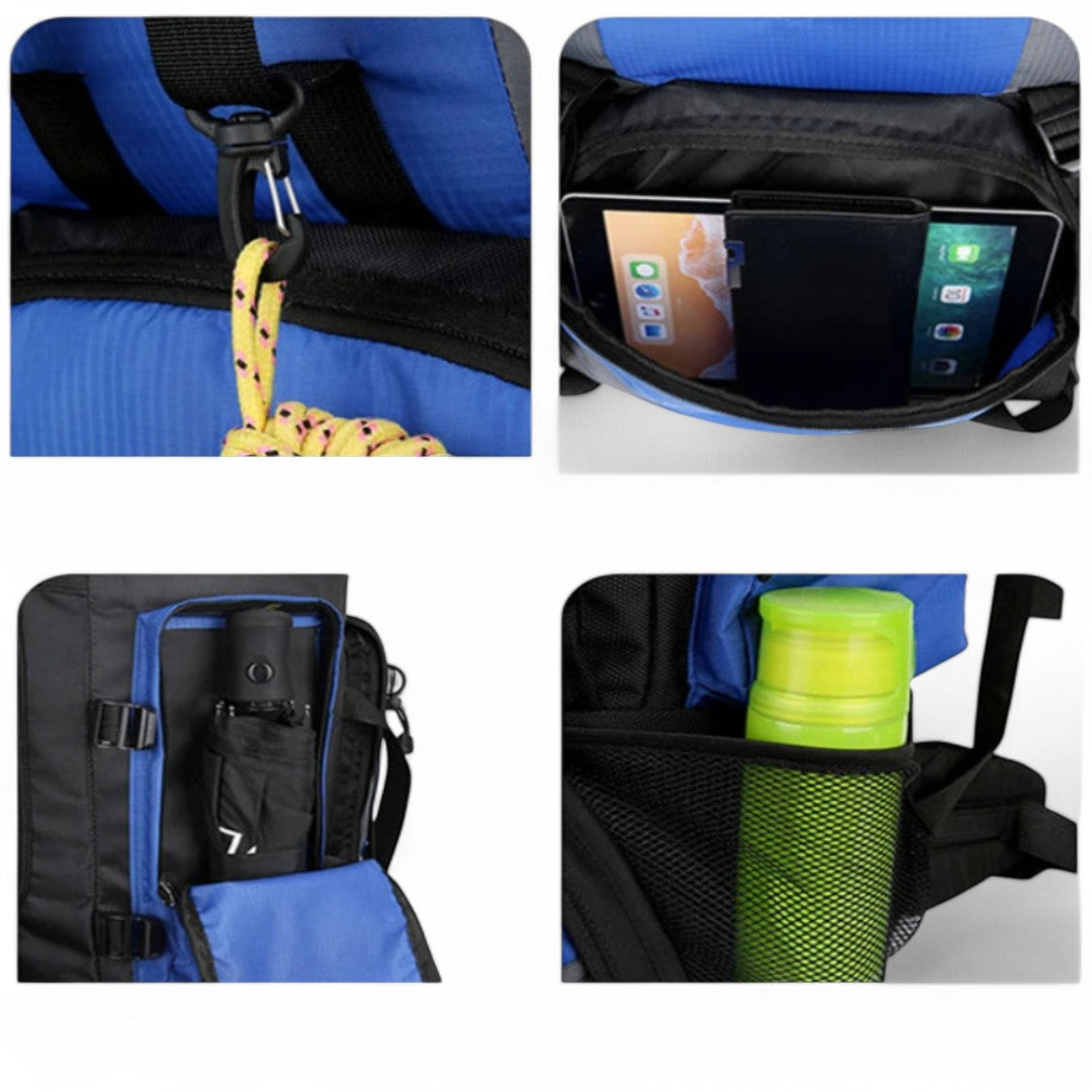 Sac de trekking étanche 90L – TrekkMaster Pro – Havresacs
