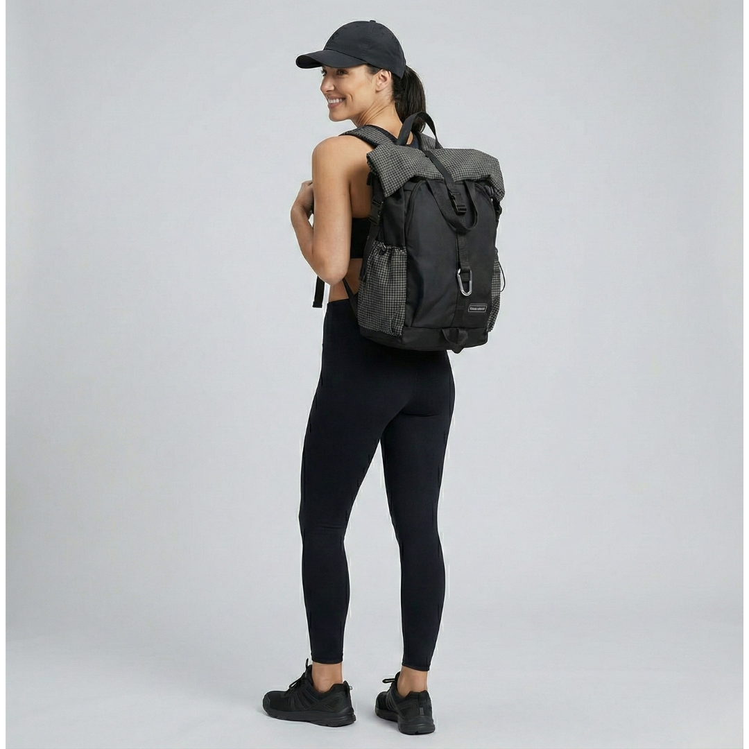 Sac à dos extensible noir de 20 litres étanche et léger – Havresacs