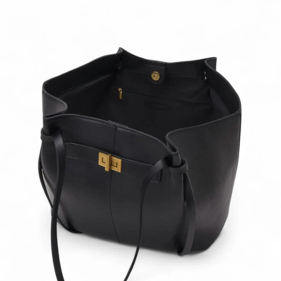 Sac à Main Cabas Noir - Grande Capacité & Cours - HavreS