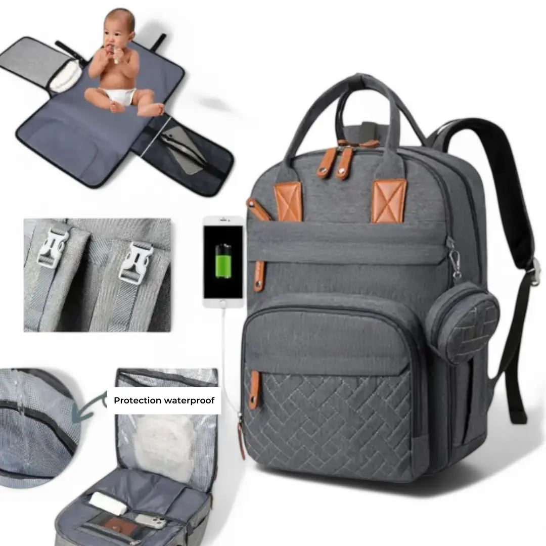 Sac à langer sac à dos idéal en voyage 19 litres - Havresacs - HavreS