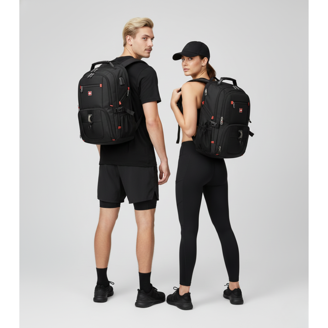 Sac à dos grande capacité 30L-80L – Voyage, PC 17 pouces – Havresacs