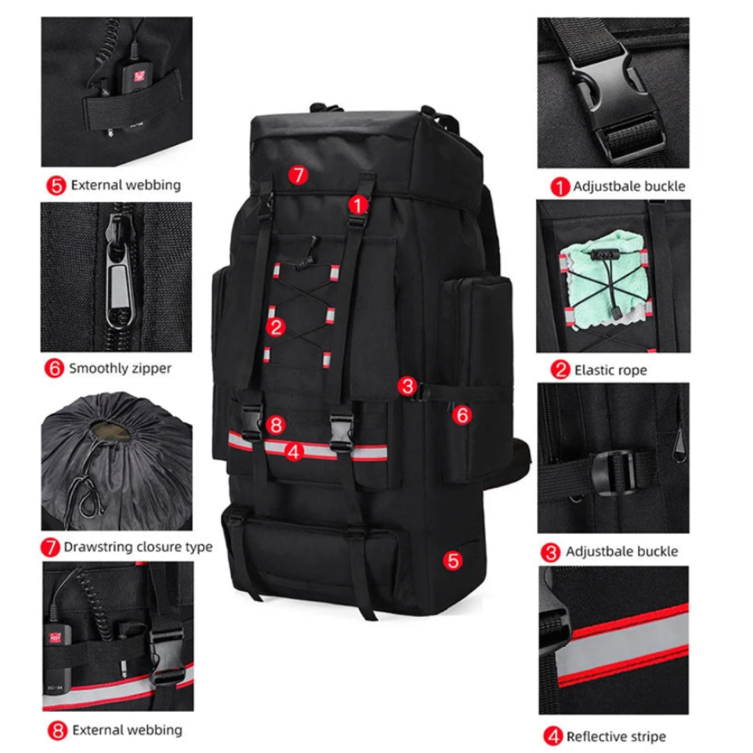 Sac à dos trekking 70L – Explorer Pro – Havresacs