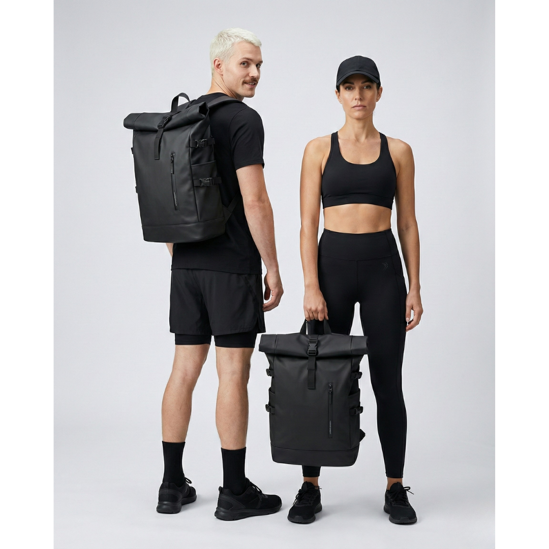 Sac à dos Roll Top waterproof avec USB – Urban Flex – Havresacs