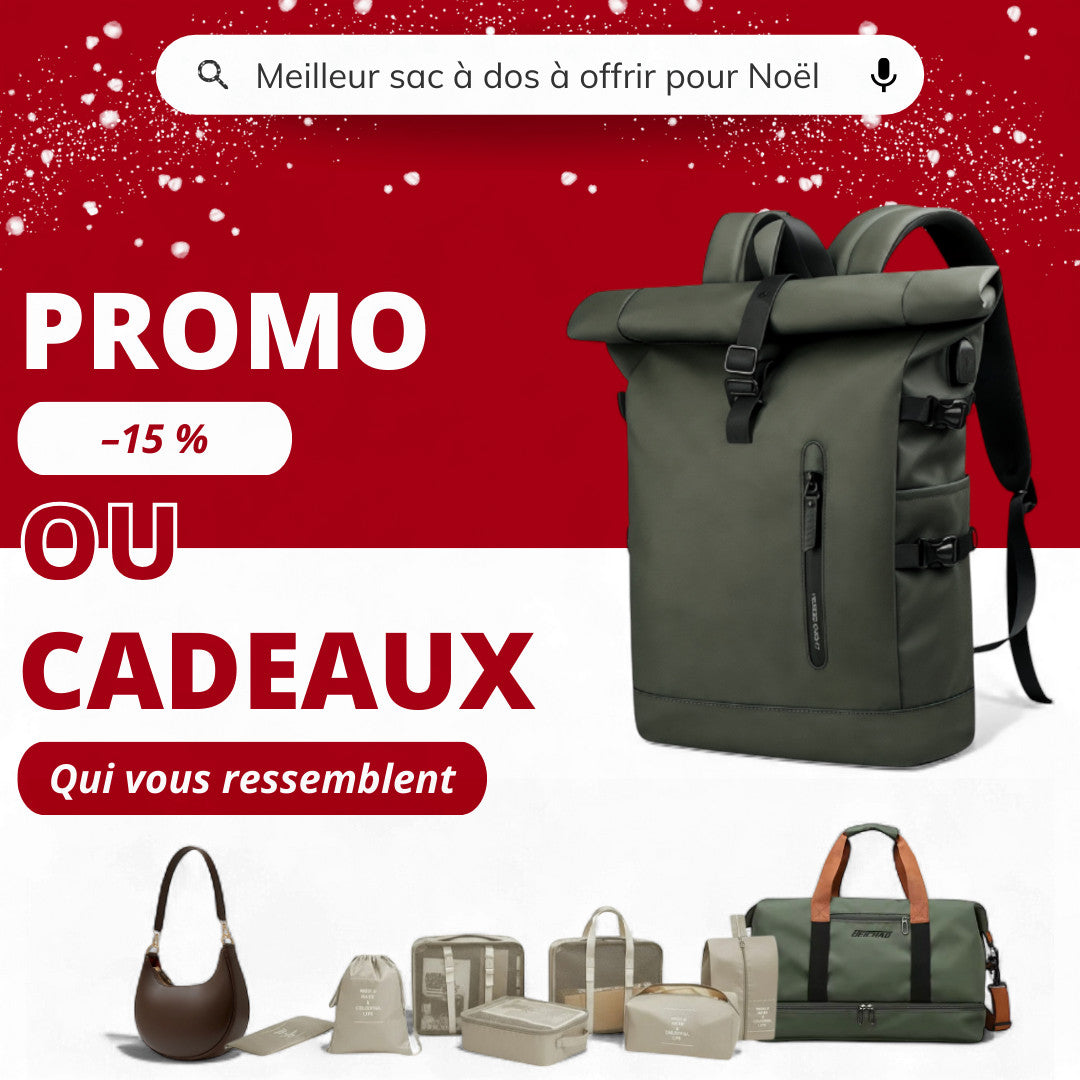 Sac à dos Roll Top waterproof avec USB – Urban Flex – Havresacs