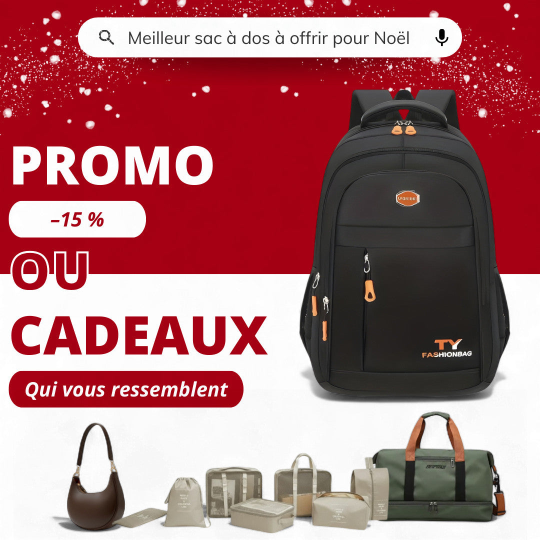 Sac à Dos Homme Grande Capacité Étanche 30L - Style Casual | Havresacs