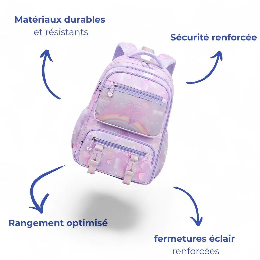 Cartable Orthopédique Fille CP - Rose et Orthopédique | Havresacs HavreSacs