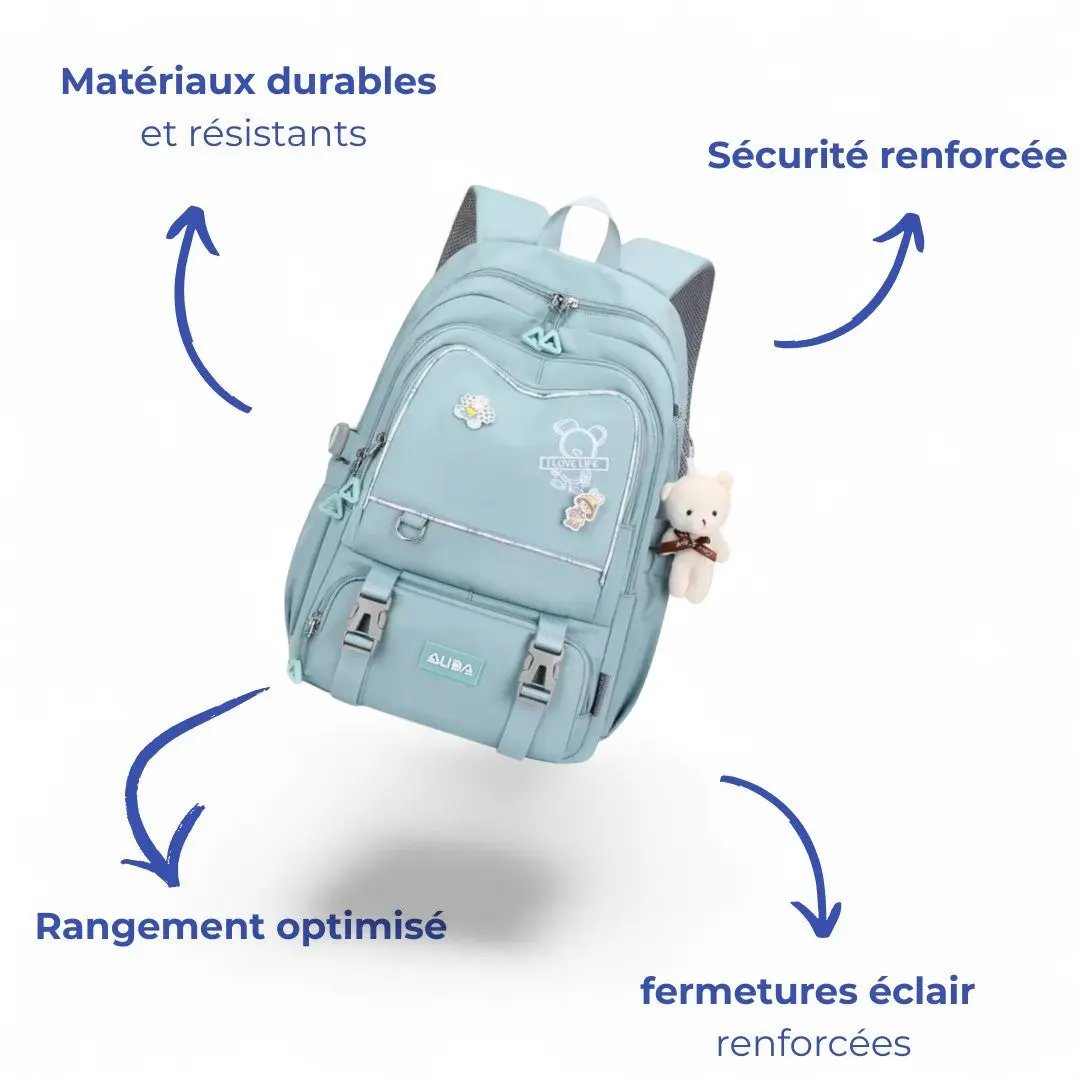 Cartable Fille CP Étanche - Confort et Style | Havresacs HavreSacs