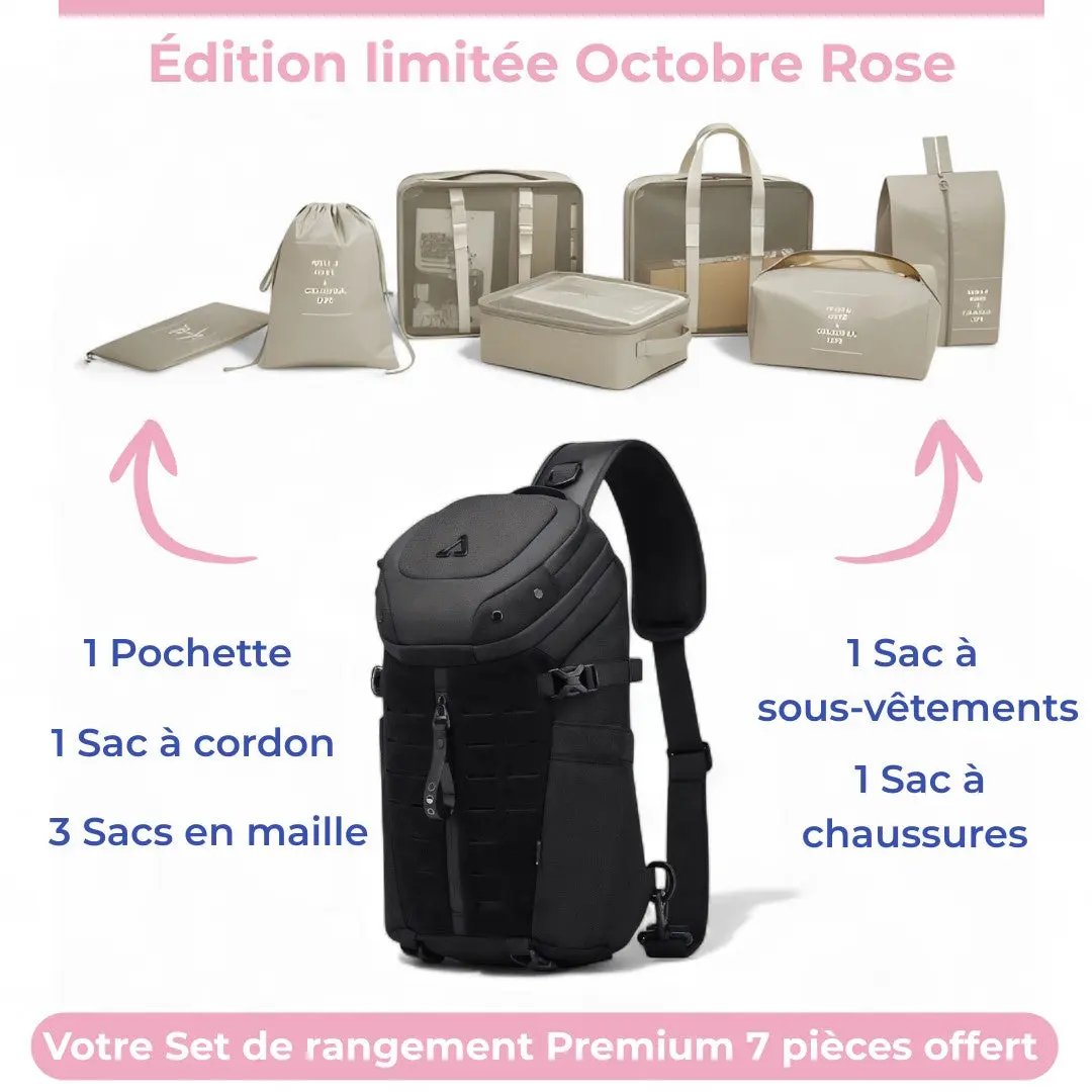 Sac à dos bandoulière homme de 14L, étanche antivol USB - Havresacs - HavreS