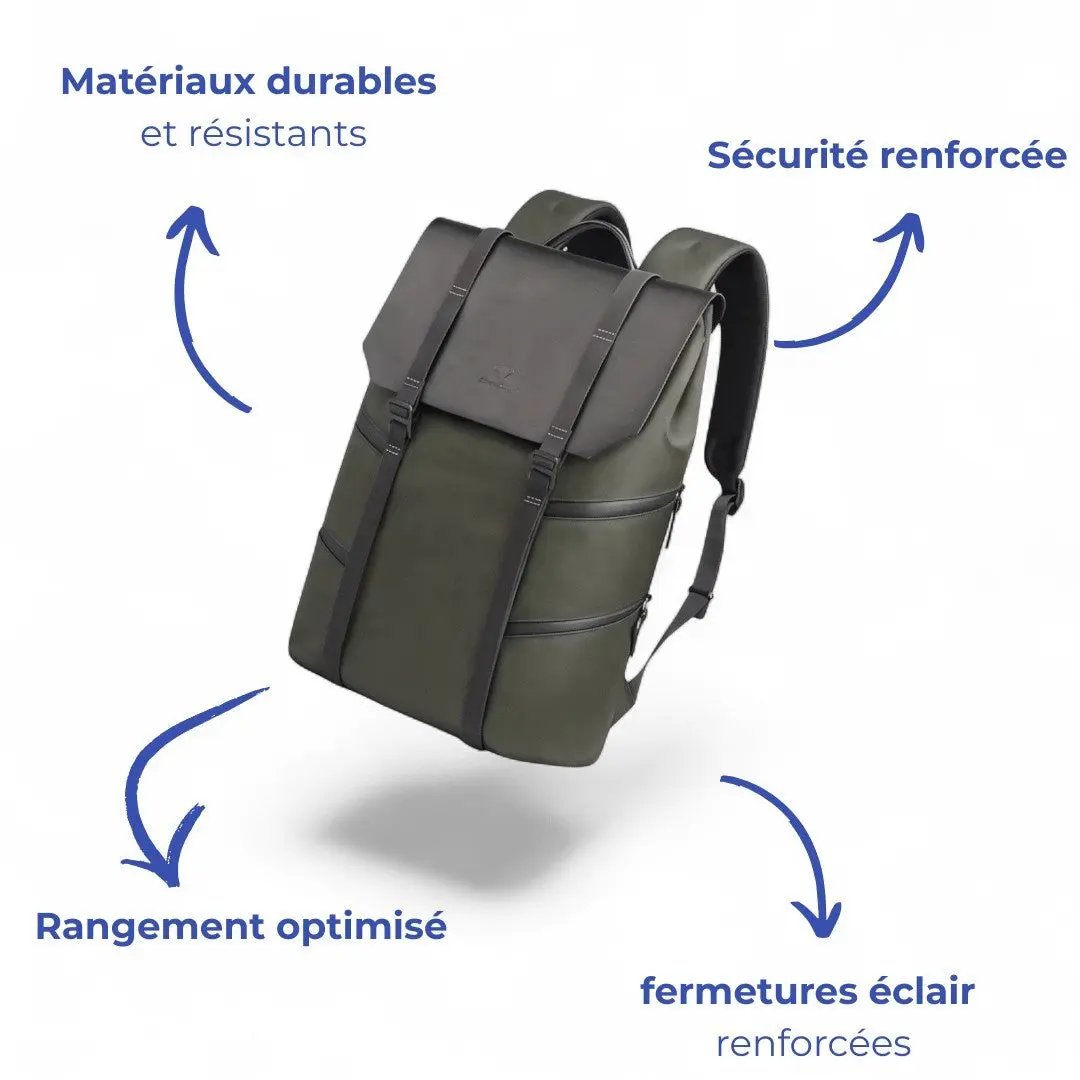 Sac à dos étanche de voyage urbain, poche PC 15 pouces - Havresacs - HavreS