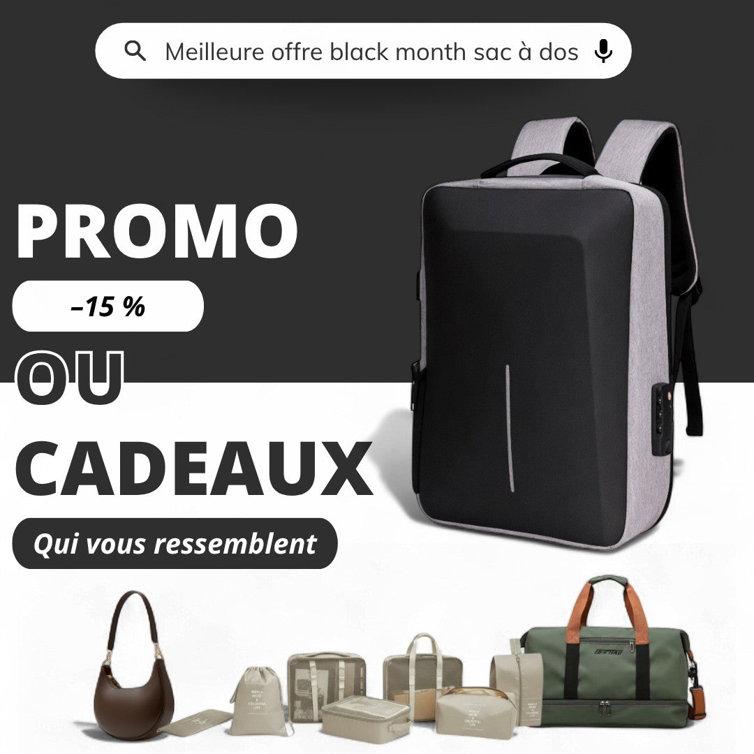 Sac à dos sécurisé anti pickpocket idéal en bagage cabine – Havresacs