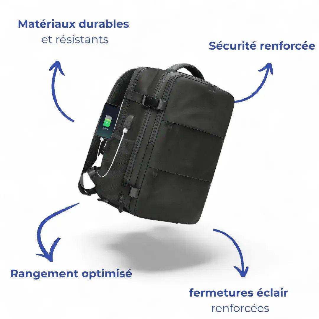 Sac à dos voyage, cabine avion grand capacité 25 litres - Havresacs - HavreS