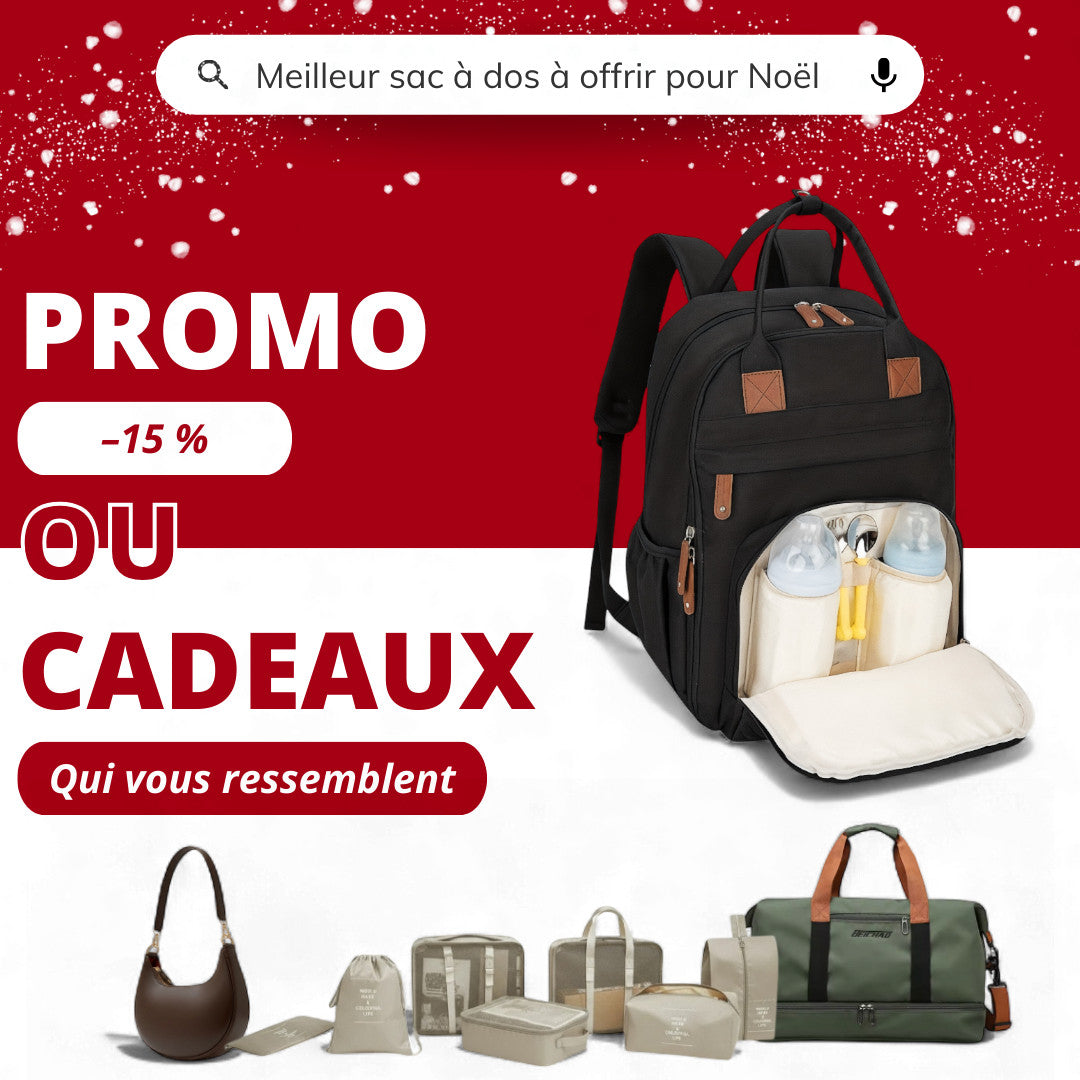 Sac à langer sac à dos noir de 20 litres - Havresacs