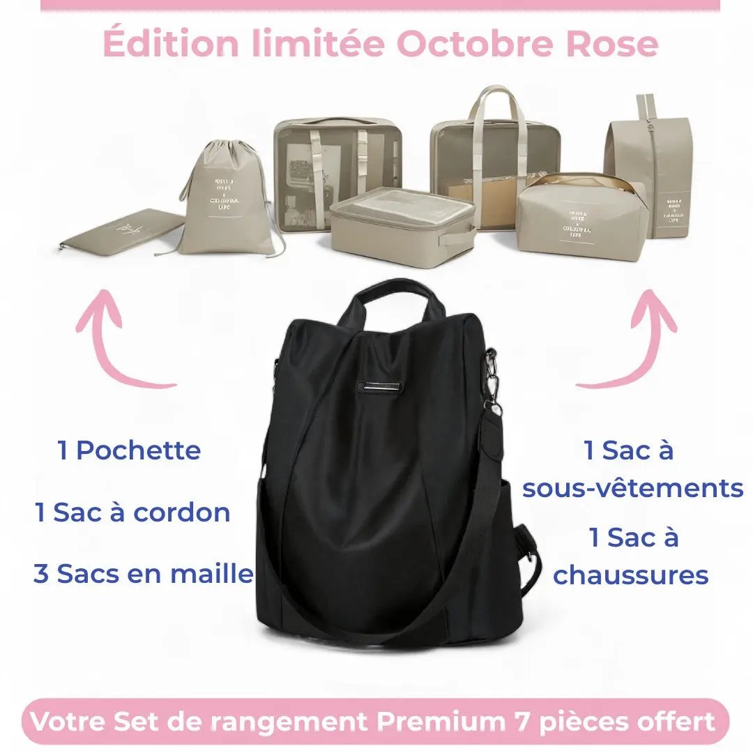 Sac à main sac à dos 2 en 1 antivol de 10 litres, élégant – Havresacs - HavreS