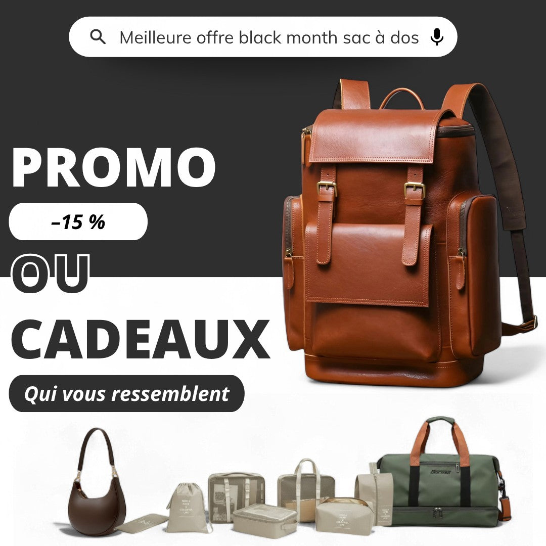 Sac à Dos Cuir Véritable Vintage PC 15’’ Voyage – 20L | Havresacs