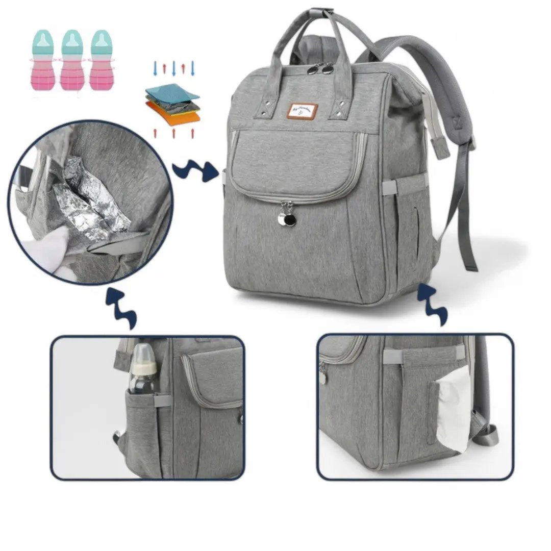 Sac à dos à langer avec tapis de 20 litres - Havresacs - HavreS