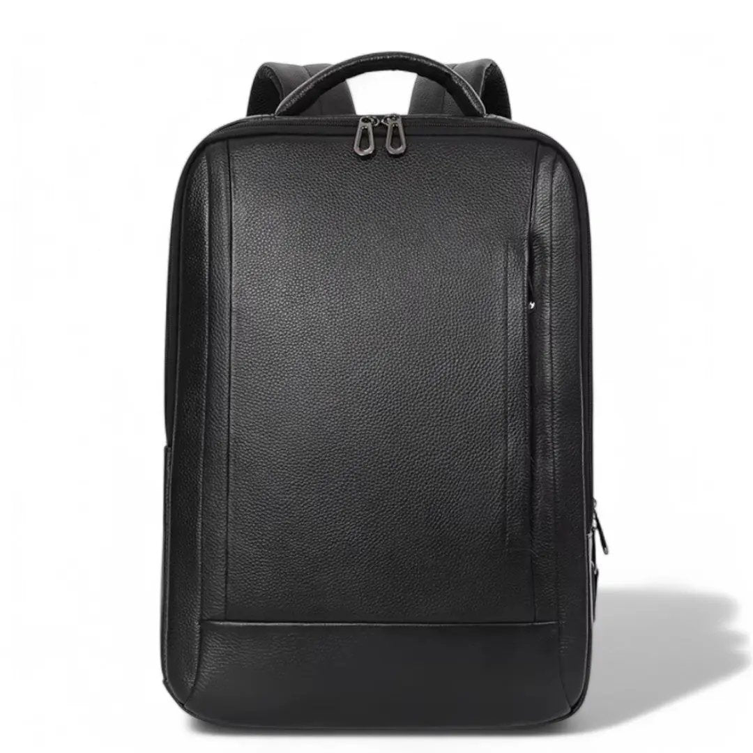 Sac à dos en cuir noir, urbain et élégant - Homme/Femme - Havresacs - HavreS