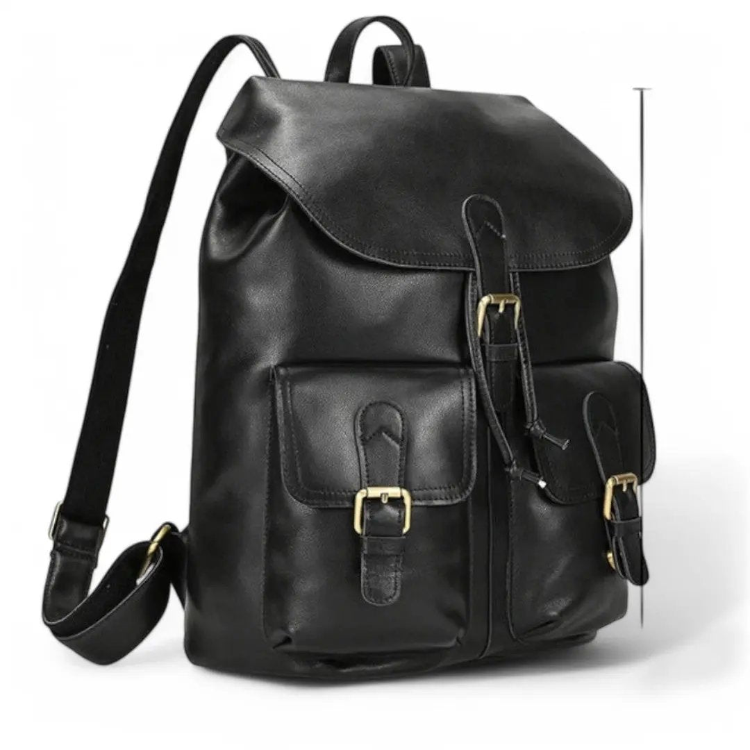 Sac à dos en cuir pour homme élégant, pc 15 pouces – Havresacs - HavreS