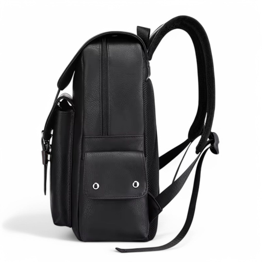 Sac à dos homme tendance en simili cuir 20L – CasualPro – Havresacs