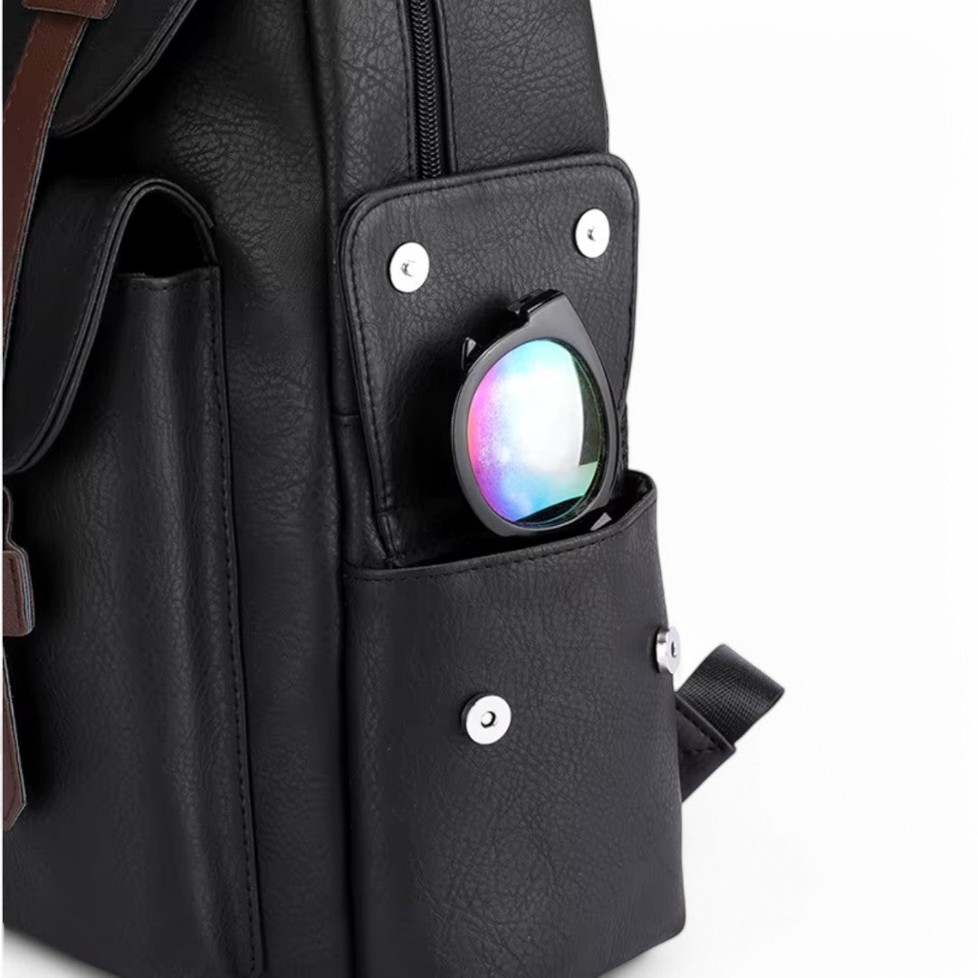 Sac à dos homme tendance en simili cuir 20L – CasualPro – Havresacs