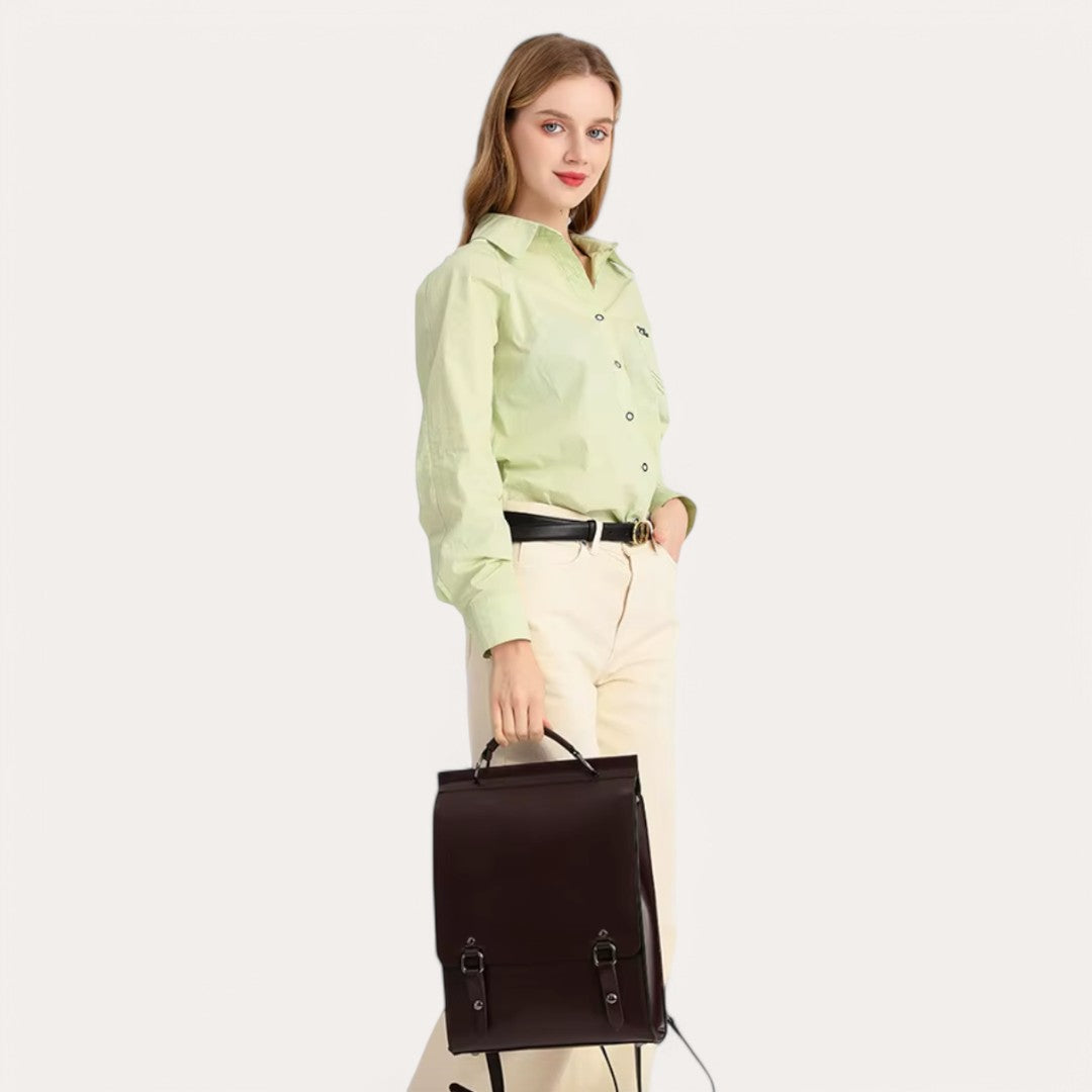 Sac à dos vintage cuir véritable 10L – LeatherPro – Havresacs