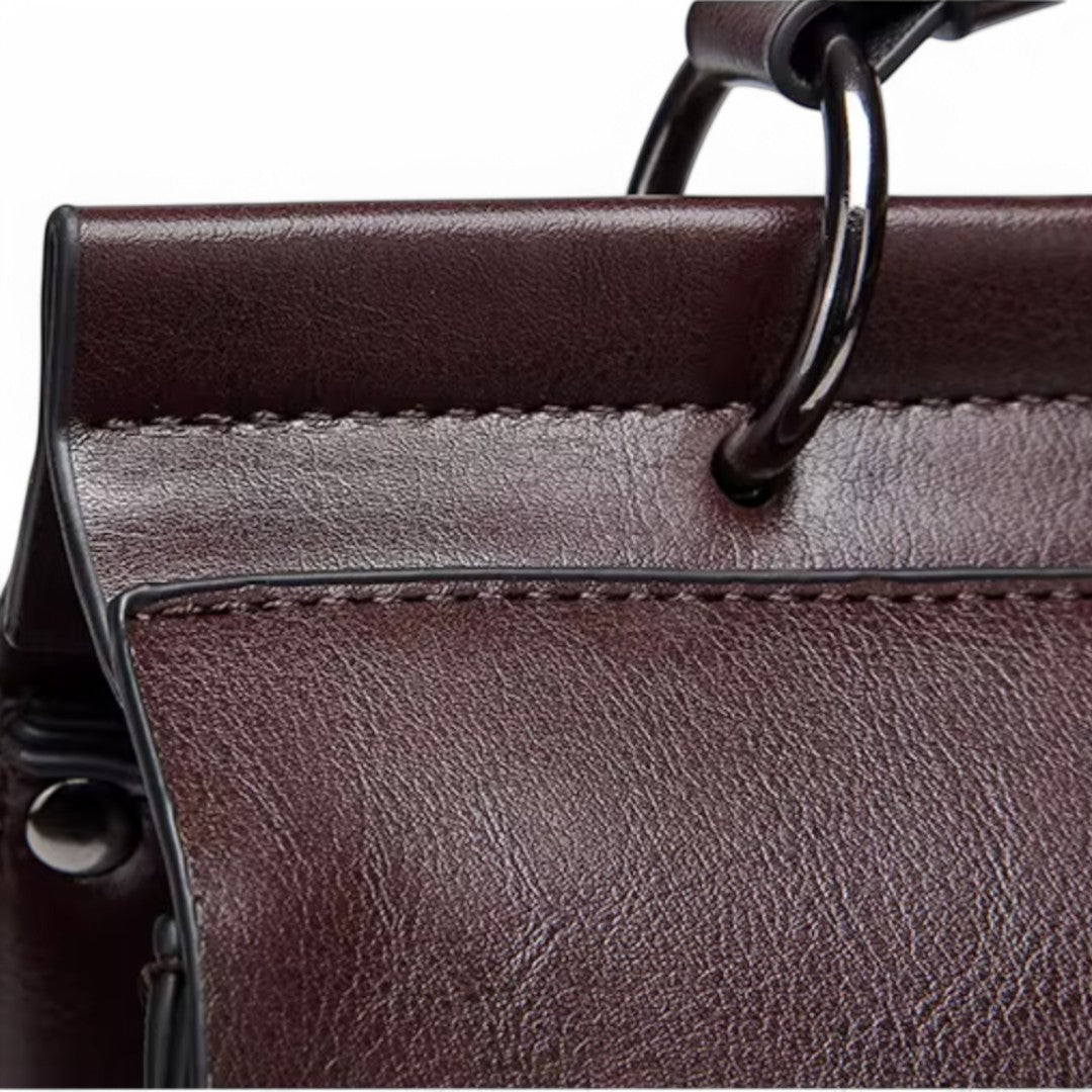 Sac à dos vintage cuir véritable 10L – LeatherPro – Havresacs