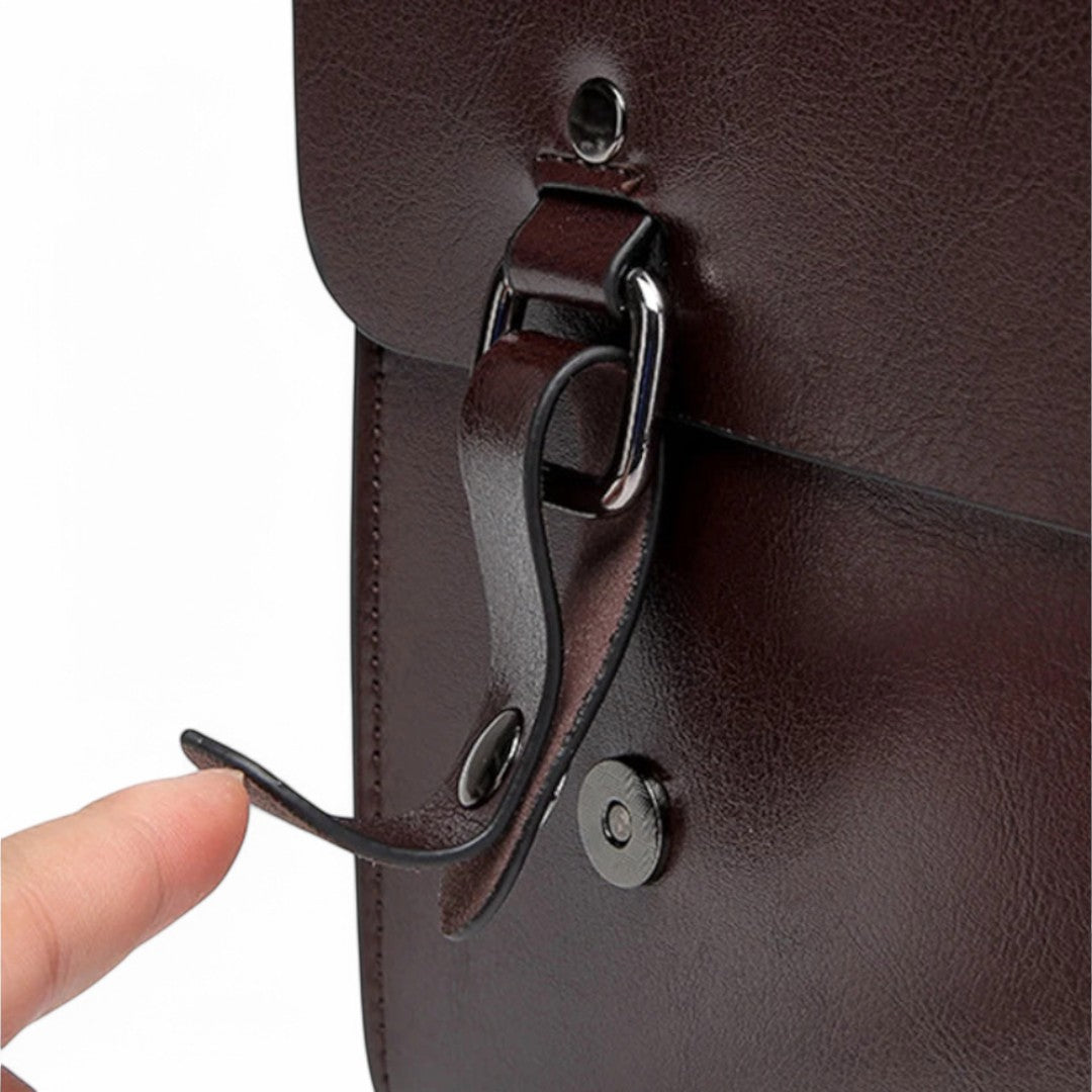 Sac à dos vintage cuir véritable 10L – LeatherPro – Havresacs