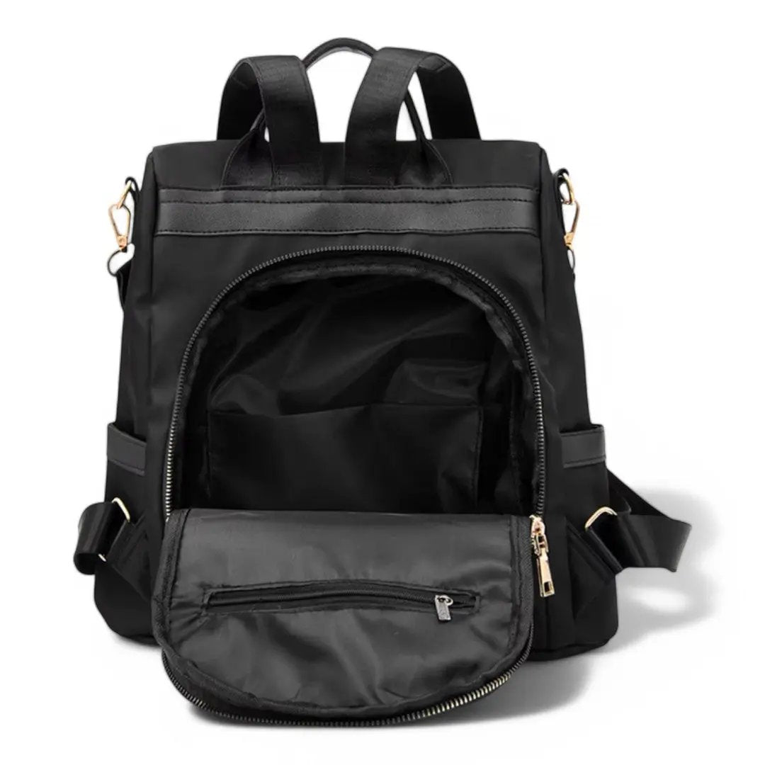 Sac à main sac à dos 2 en 1 noir de 15 litres | Sac élégant Havresacs - HavreS